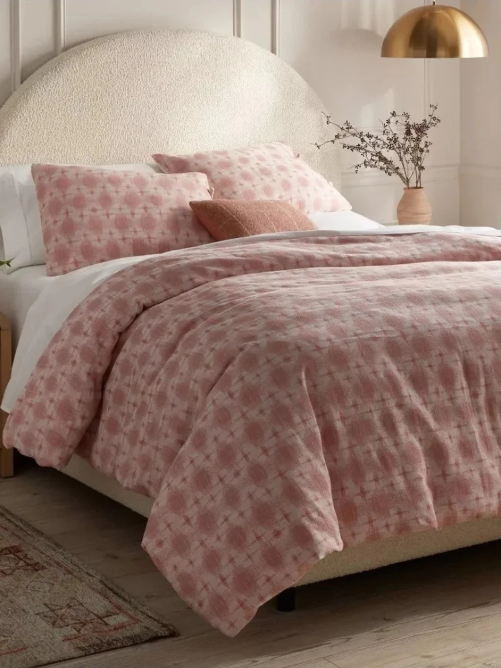 Yarn Dyed Ikat Print Duvet And Sham 3 Piece Set By Threshold